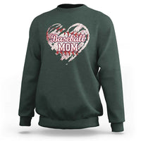Baseball Mom Sweatshirt Baseball Mama Life Game Day Vintage Heart
