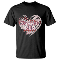 Baseball Mom T Shirt Baseball Mama Life Game Day Vintage Heart
