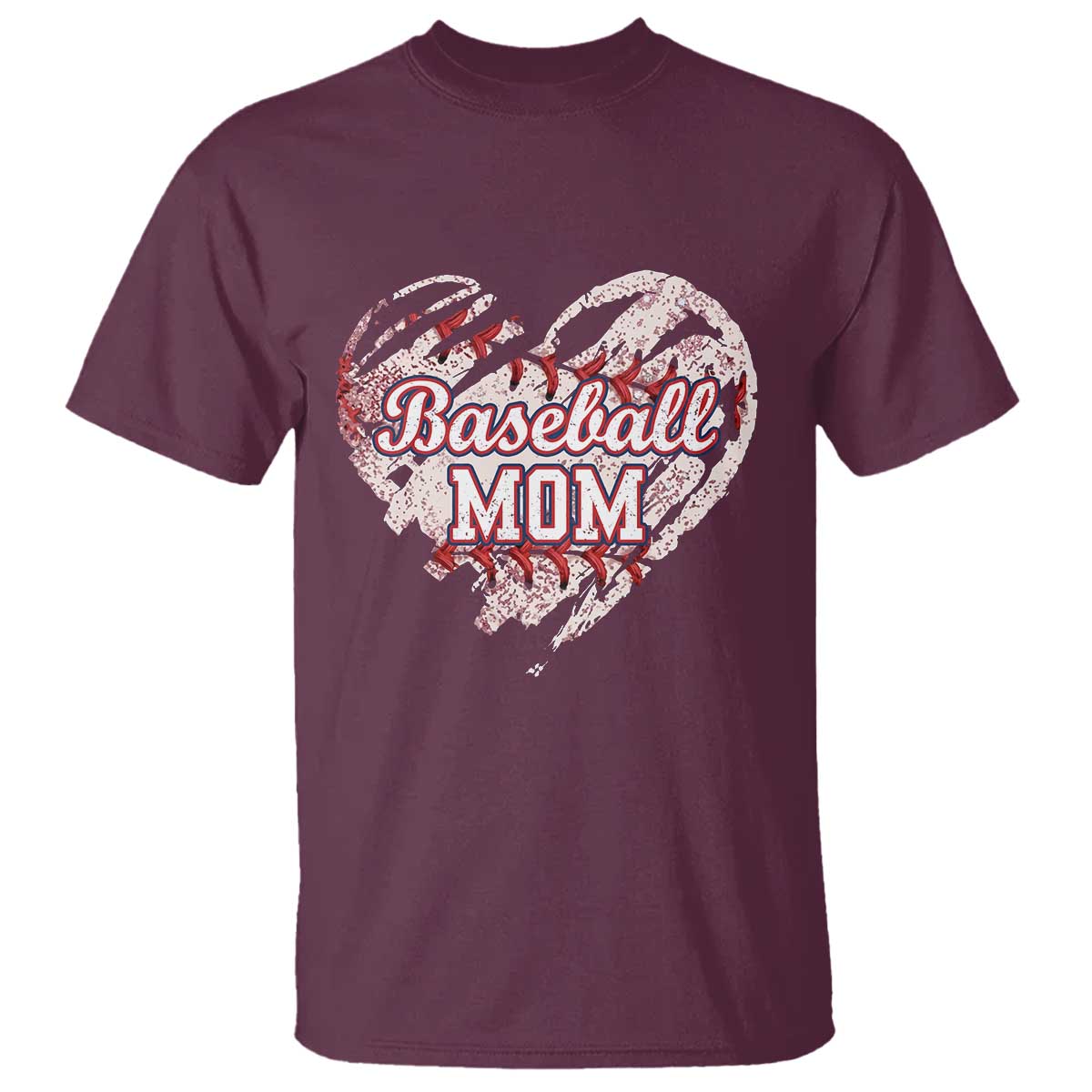 Baseball Mom T Shirt Baseball Mama Life Game Day Vintage Heart