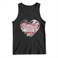 Baseball Mom Tank Top Baseball Mama Life Game Day Vintage Heart