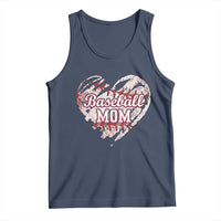 Baseball Mom Tank Top Baseball Mama Life Game Day Vintage Heart