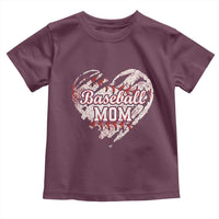 Baseball Mom Toddler T Shirt Baseball Mama Life Game Day Vintage Heart