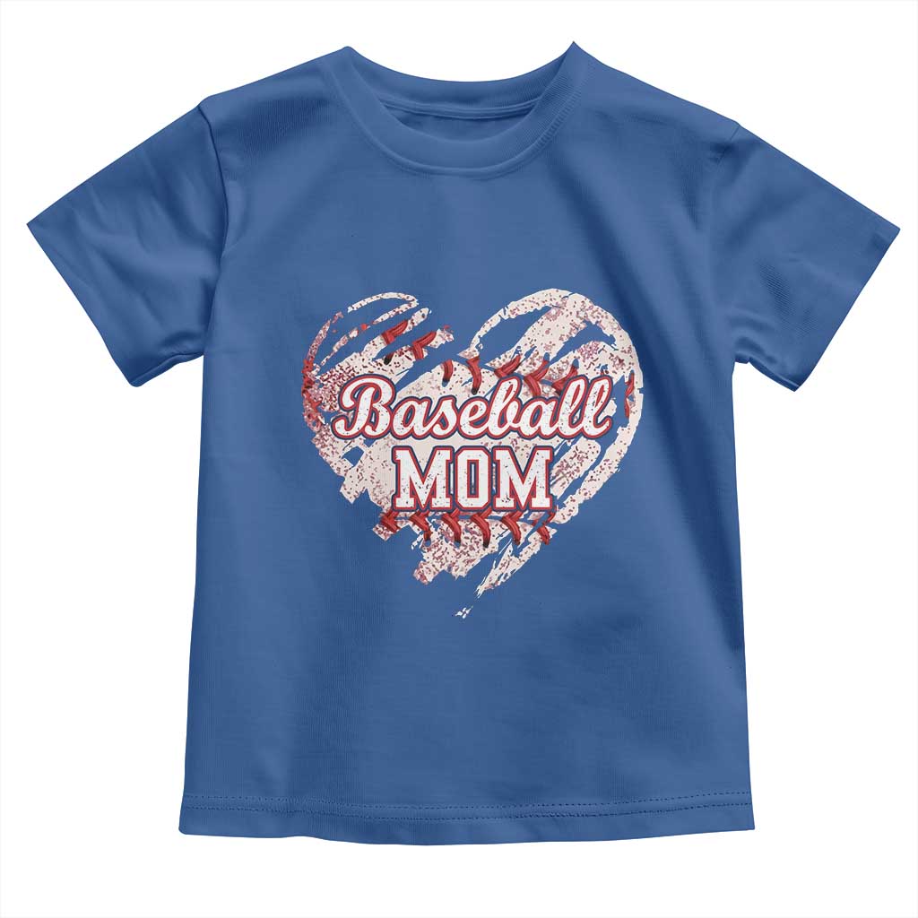 Baseball Mom Toddler T Shirt Baseball Mama Life Game Day Vintage Heart