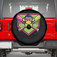 Party Monkey Baseball Drip Funny Animals Lover Spare Tire Cover