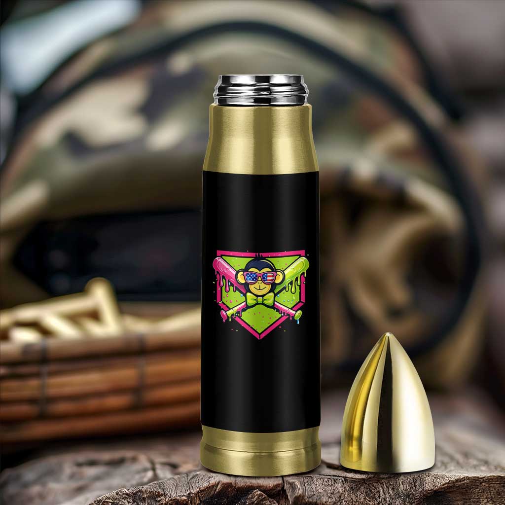 Party Monkey Baseball Drip Funny Animals Lover Bullet Tumbler