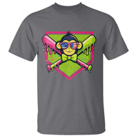 Party Monkey Baseball Drip Funny Animals Lover T Shirt