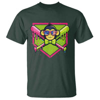 Party Monkey Baseball Drip Funny Animals Lover T Shirt
