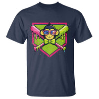 Party Monkey Baseball Drip Funny Animals Lover T Shirt