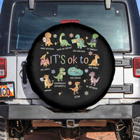 Dinosaur Autism Awareness Spare Tire Cover It Is Okay to Be Different Dino Lover