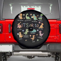Dinosaur Autism Awareness Spare Tire Cover It Is Okay to Be Different Dino Lover