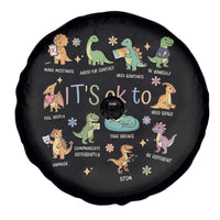 Dinosaur Autism Awareness Spare Tire Cover It Is Okay to Be Different Dino Lover