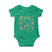 Dinosaur Autism Awareness Baby Onesie It Is Okay to Be Different Dino Lover