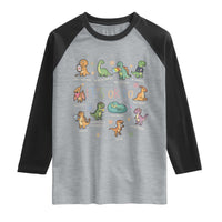 Dinosaur Autism Awareness Raglan Shirt It Is Okay to Be Different Dino Lover
