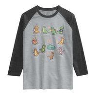 Dinosaur Autism Awareness Raglan Shirt It Is Okay to Be Different Dino Lover