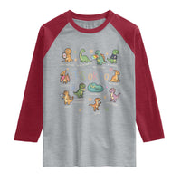 Dinosaur Autism Awareness Raglan Shirt It Is Okay to Be Different Dino Lover