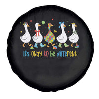 Funny Autistic Goose Spare Tire Cover It Is Okay To Be Different Autism Awareness