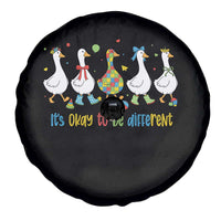 Funny Autistic Goose Spare Tire Cover It Is Okay To Be Different Autism Awareness