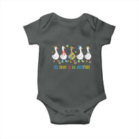 Funny Autistic Goose Baby Onesie It Is Okay To Be Different Autism Awareness