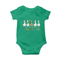 Funny Autistic Goose Baby Onesie It Is Okay To Be Different Autism Awareness