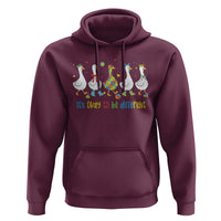 Funny Autistic Goose Hoodie It Is Okay To Be Different Autism Awareness