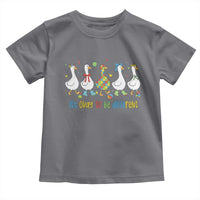 Funny Autistic Goose Toddler T Shirt It Is Okay To Be Different Autism Awareness
