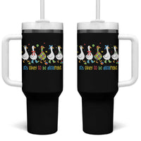 Funny Autistic Goose Tumbler With Handle It Is Okay To Be Different Autism Awareness