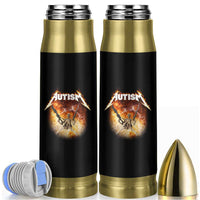 Autism Skeleton Funny Meme Bullet Tumbler Fire Burning Flames