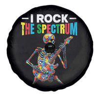 Autism Skeleton Rocker Spare Tire Cover I Rock The Spectrum Autism Awareness
