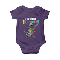 Autism Skeleton Rocker Baby Onesie I Rock The Spectrum Autism Awareness
