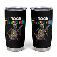 Autism Skeleton Rocker Tumbler Cup I Rock The Spectrum Autism Awareness