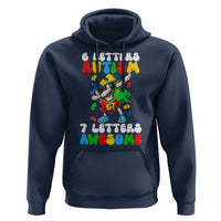 Funny 67 Autism Awareness Hoodie 6 Letters Autism 7 Letters Awesome Dabbing Puzzle