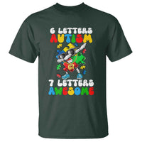Funny 67 Autism Awareness T Shirt 6 Letters Autism 7 Letters Awesome Dabbing Puzzle