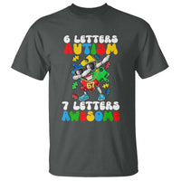 Funny 67 Autism Awareness T Shirt 6 Letters Autism 7 Letters Awesome Dabbing Puzzle