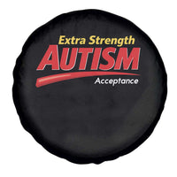 Funny Extra Strength Autism Acceptance Inappropriate Autism Meme Spare Tire Cover