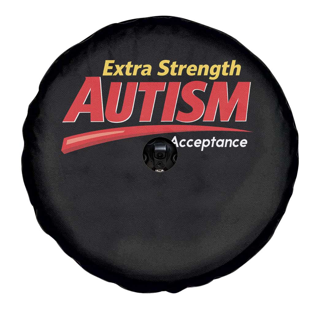 Funny Extra Strength Autism Acceptance Inappropriate Autism Meme Spare Tire Cover