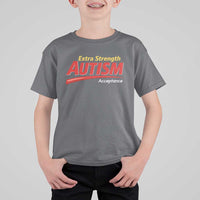 Funny Extra Strength Autism Acceptance Inappropriate Autism Meme T Shirt For Kid