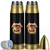 Autism Skeleton Rocker Bullet Tumbler Hardcore Rock Style Artwork