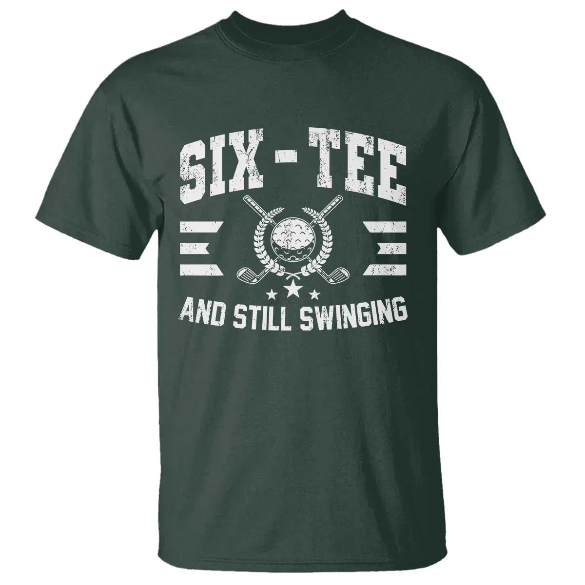 60th Birthday Golf T Shirt Funny Six Tee And Still Swinging 60 Years Old