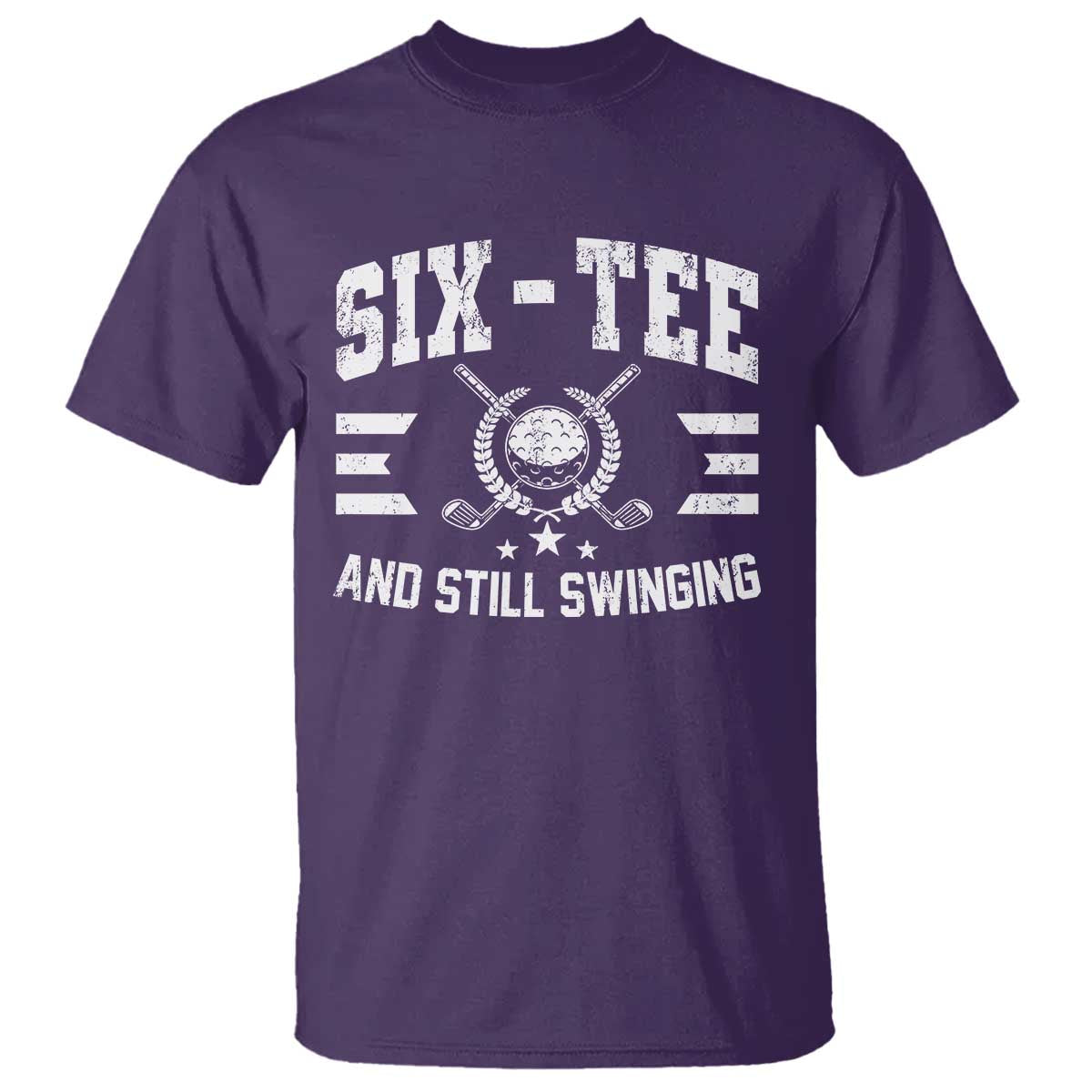60th Birthday Golf T Shirt Funny Six Tee And Still Swinging 60 Years Old