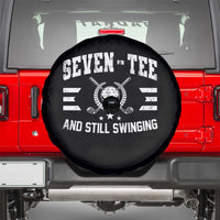 70th Birthday Golf Spare Tire Cover Funny Seven Tee And Still Swinging 70 Years Old