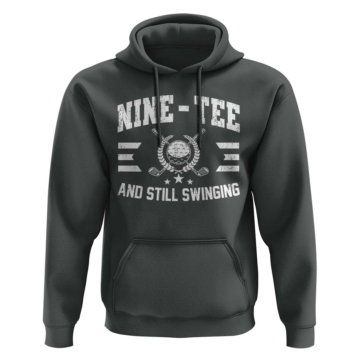 90th Birthday Golf Hoodie Funny Nine Tee And Still Swinging 90 Years Old