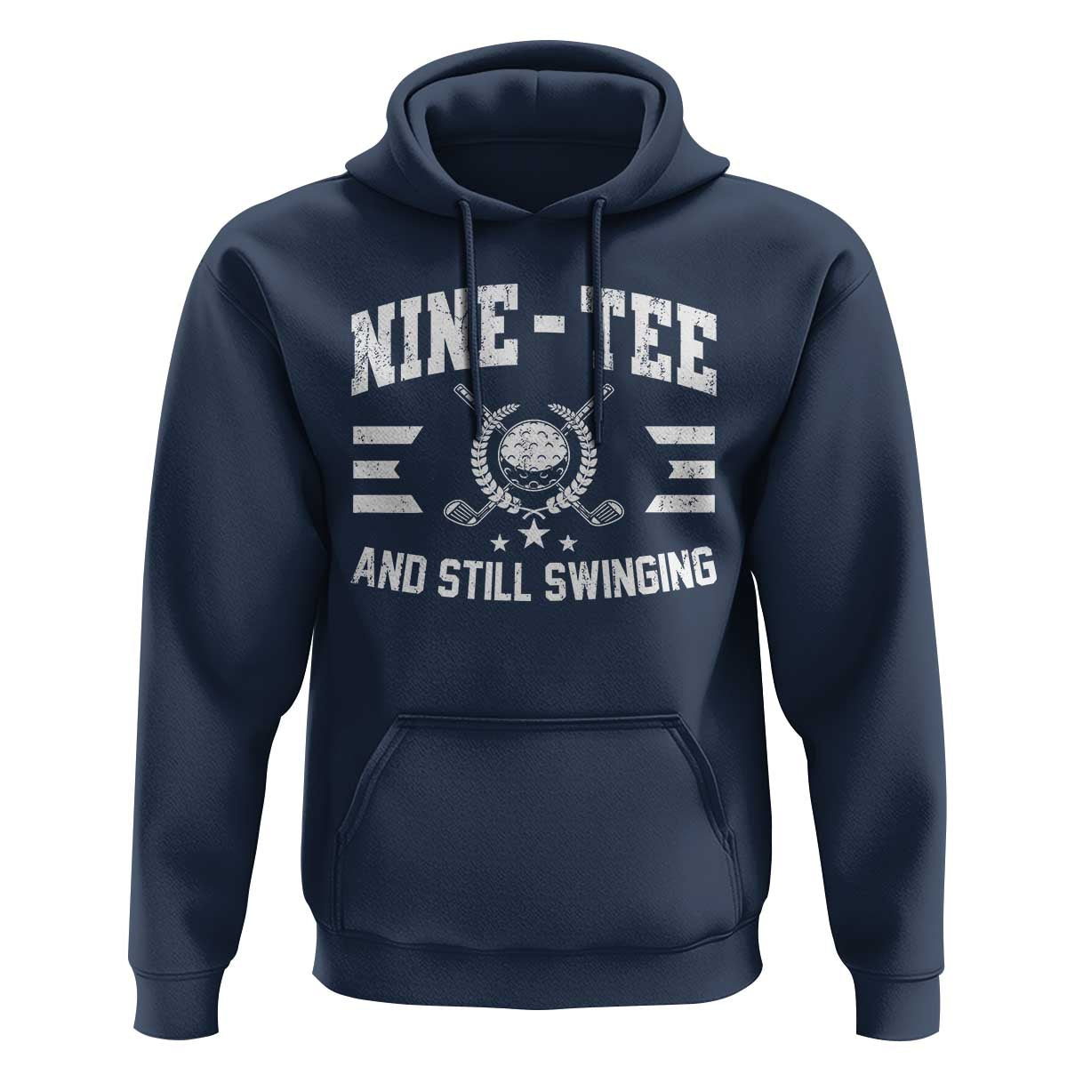 90th Birthday Golf Hoodie Funny Nine Tee And Still Swinging 90 Years Old