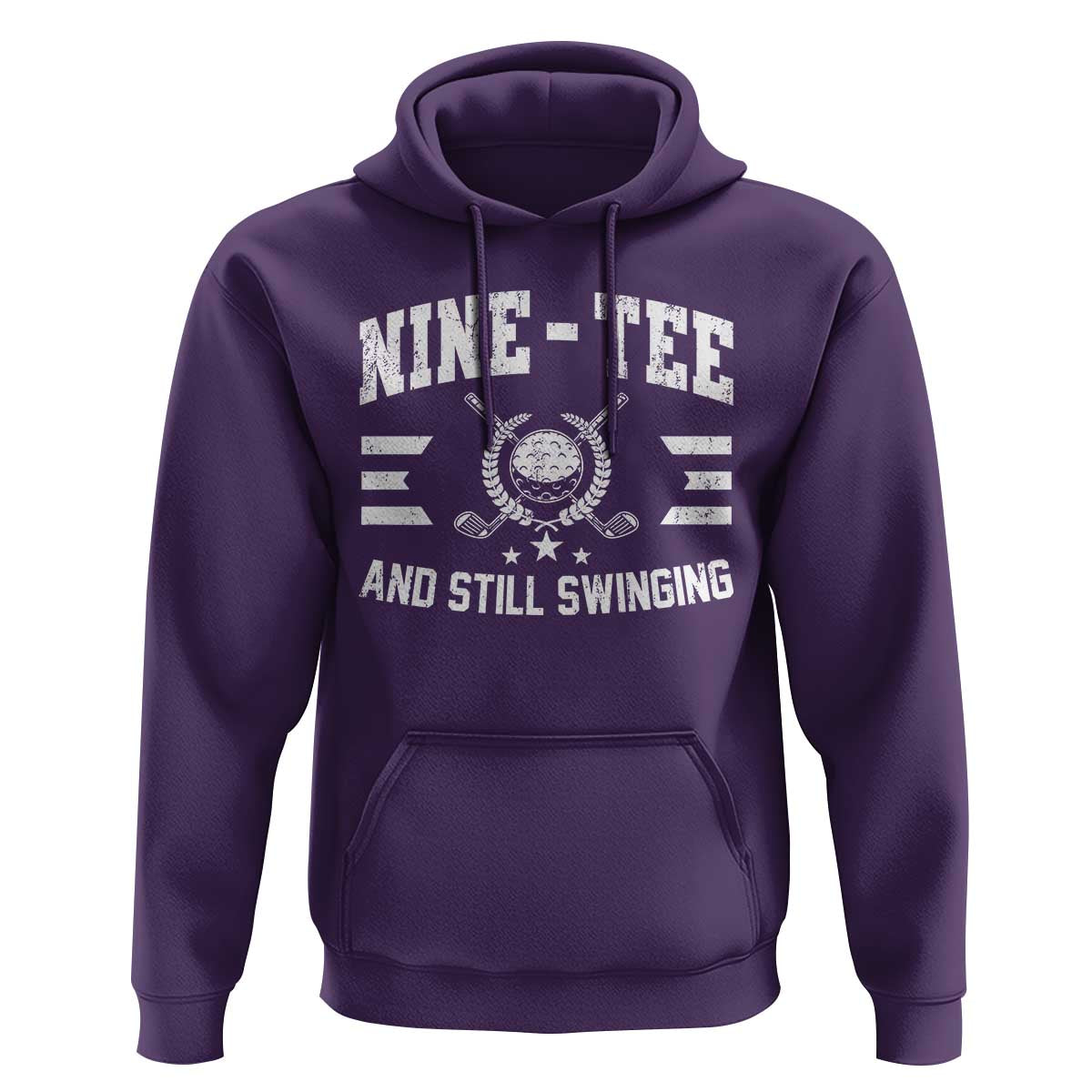 90th Birthday Golf Hoodie Funny Nine Tee And Still Swinging 90 Years Old