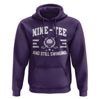 90th Birthday Golf Hoodie Funny Nine Tee And Still Swinging 90 Years Old