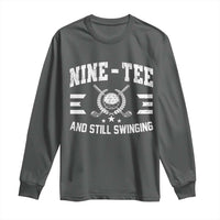 90th Birthday Golf Long Sleeve Shirt Funny Nine Tee And Still Swinging 90 Years Old
