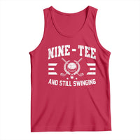 90th Birthday Golf Tank Top Funny Nine Tee And Still Swinging 90 Years Old