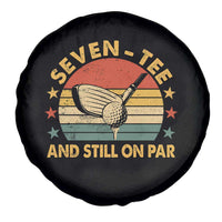 70th Birthday Golf Spare Tire Cover Funny Seven Tee And Still On Par 70 Years Old