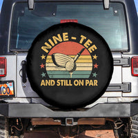 90th Birthday Golf Spare Tire Cover Funny Nine Tee And Still On Par 90 Years Old