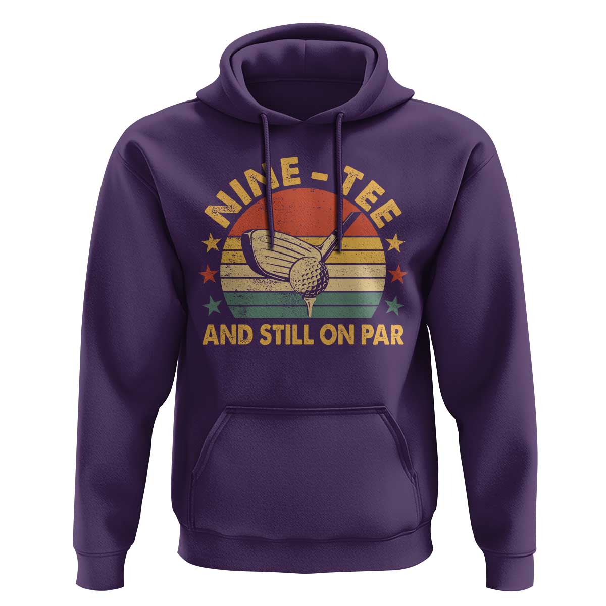 90th Birthday Golf Hoodie Funny Nine Tee And Still On Par 90 Years Old
