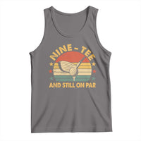 90th Birthday Golf Tank Top Funny Nine Tee And Still On Par 90 Years Old